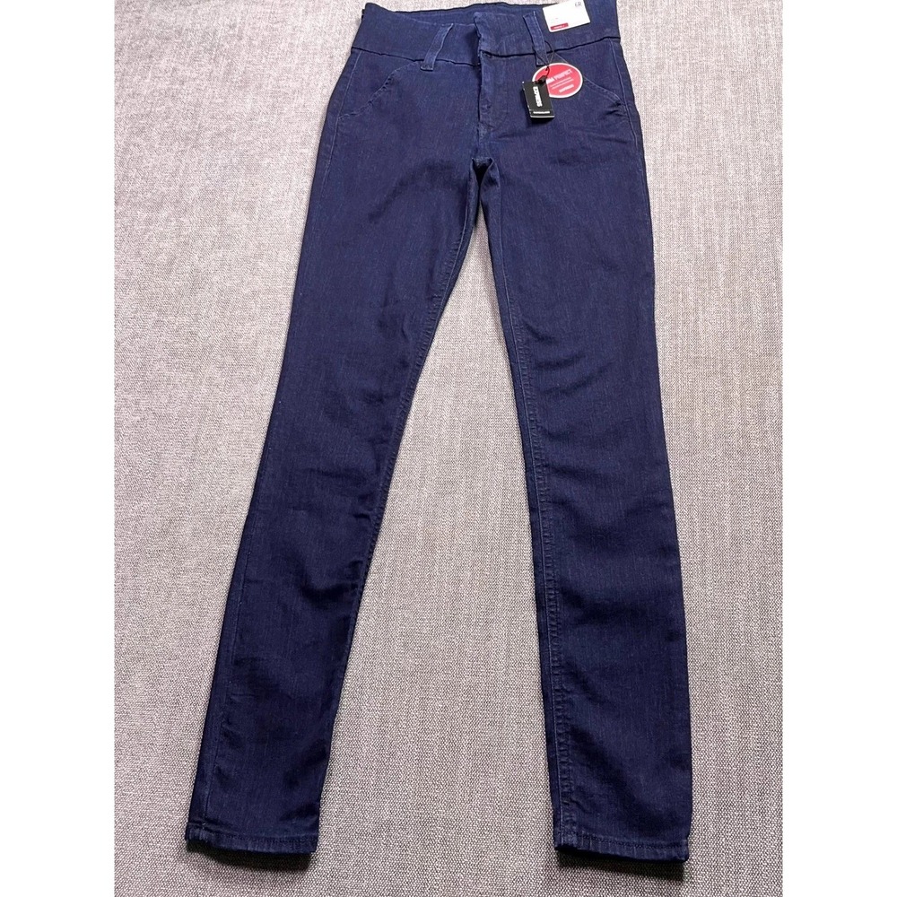 Express Denim Perfect High Rise Legging Jeans Womens 6R Blue Stretch 07198724